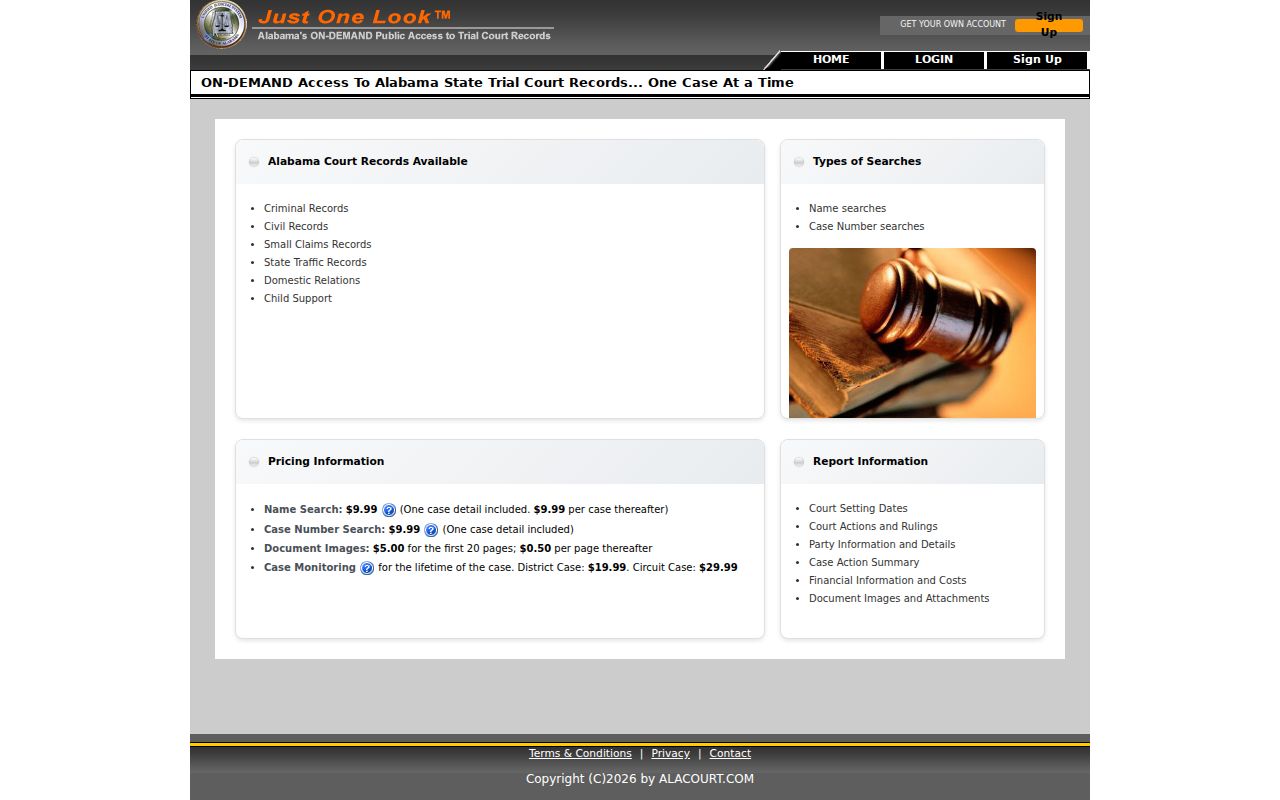 Henry County docket search Alacourt public access gateway