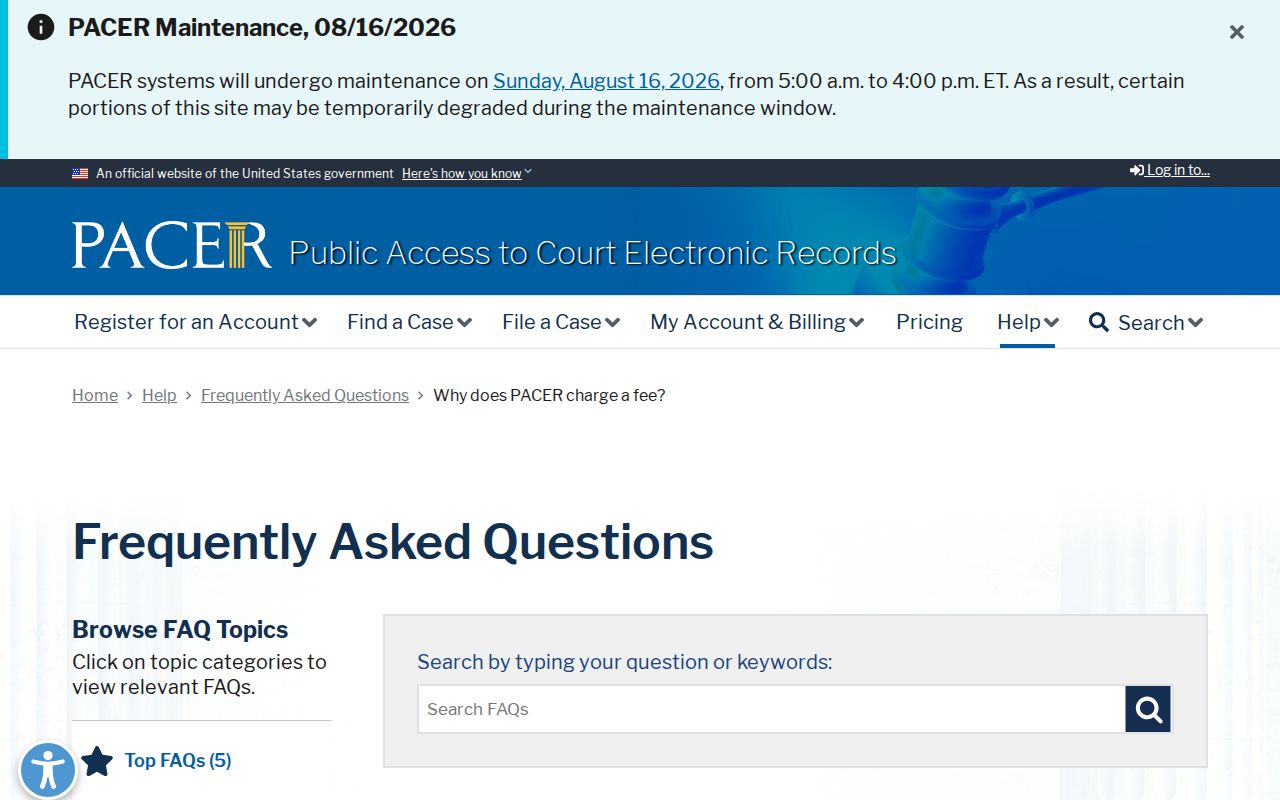 Henry County federal case search PACER portal