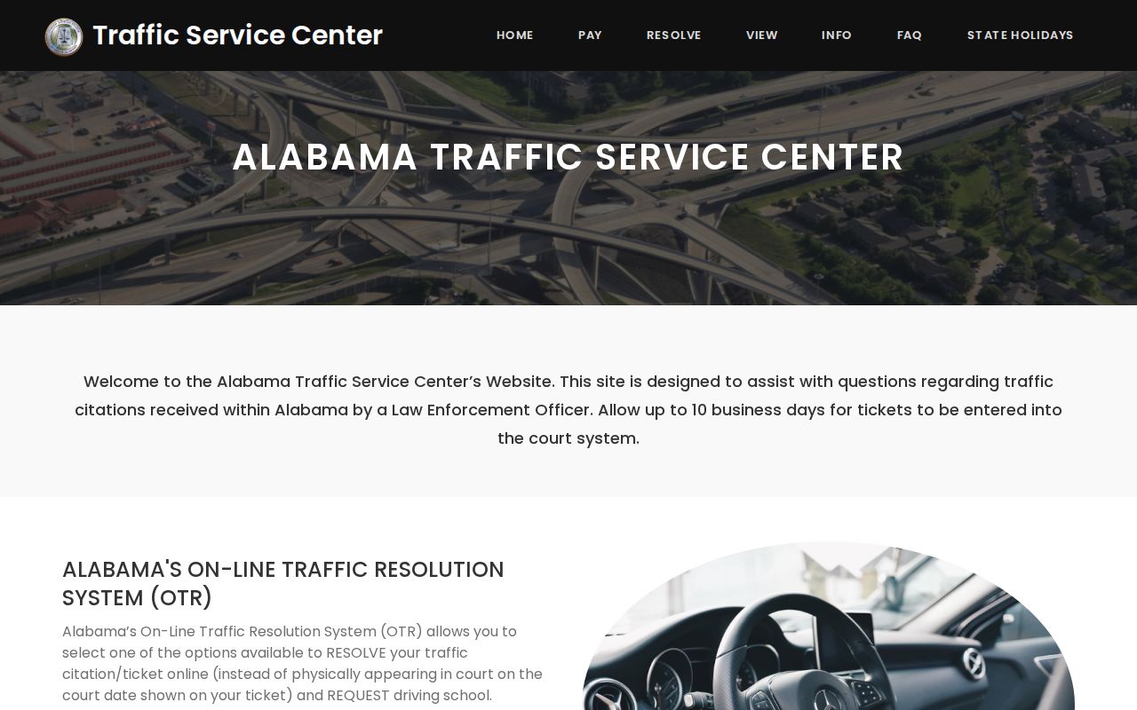 Henry County traffic court Online Traffic Resolution request